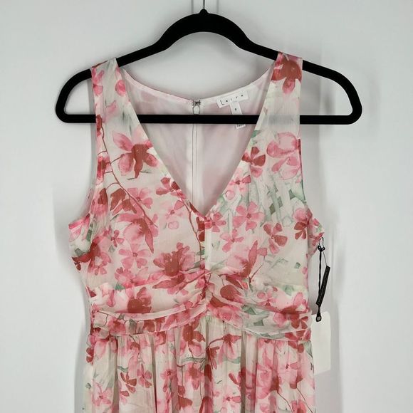 Leith white lush watercolor dress - Picture 2 of 6